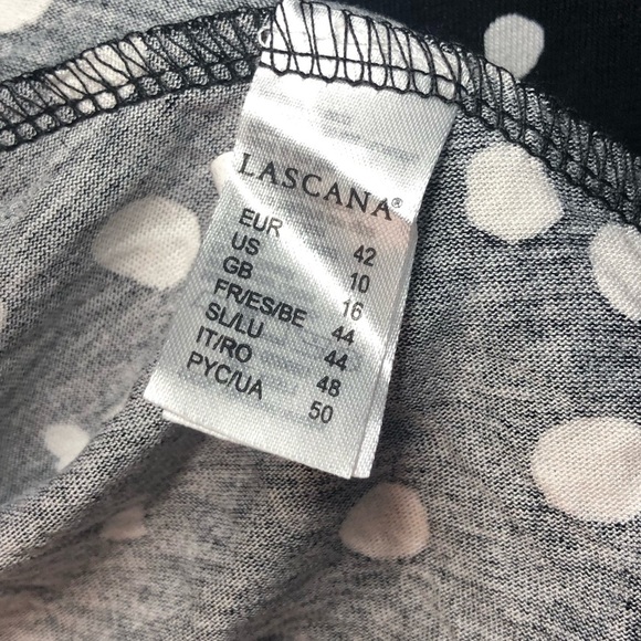 VENUS Lascana Black Midi Dress with V-neck Sleeveless Design size 10 NWOT - Picture 10 of 12